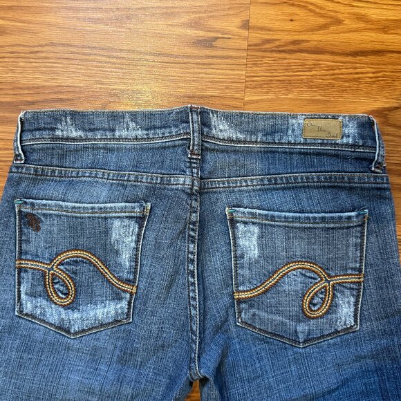 See Thru Soul Dino Flare Jeans - Picture 6 of 11